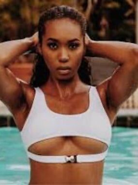 Forever 21 Cream Vanilla Swim Top